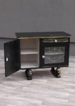 Skrinka   čajová  -  čierno  -  zlatá – Obrázok 4