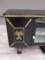 Skrinka   čajová  -  čierno  -  zlatá – Obrázok 6