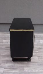 Skrinka   čajová  -  čierno  -  zlatá – Obrázok 7