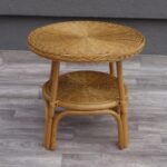 Stolík   ratanový   -   svetlý   med