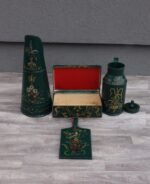 Set    maľovaný   vintage  -  (  4  ks  ) – Obrázok 2