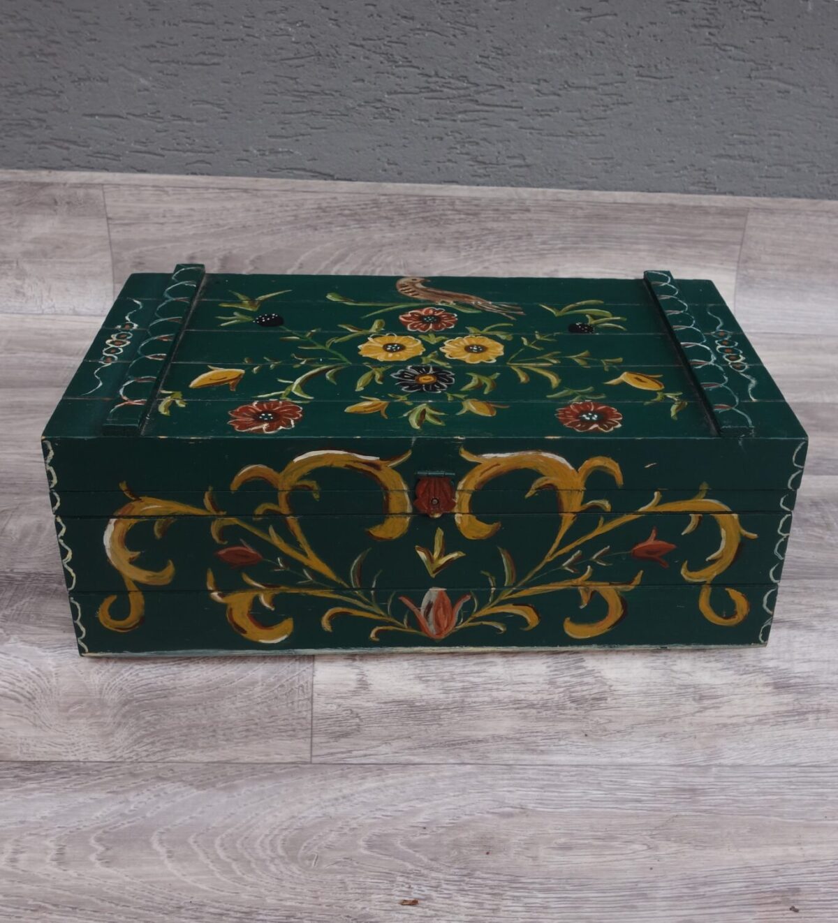 Set    maľovaný   vintage  -  (  4  ks  ) – Obrázok 8