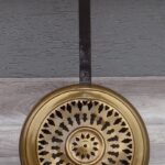 Ohrievač   postele   starožitný   mosadzný