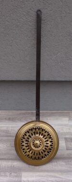 Ohrievač   postele   starožitný   mosadzný – Obrázok 3