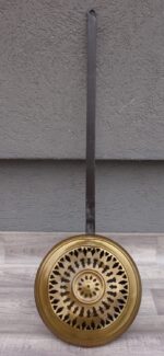 Ohrievač   postele   starožitný   mosadzný – Obrázok 4