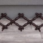 Vešiak   francúzsky   Vintage   skladací   čierny