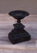 Svietnik   starožitný   z   čierneho   mramoru – Obrázok 5