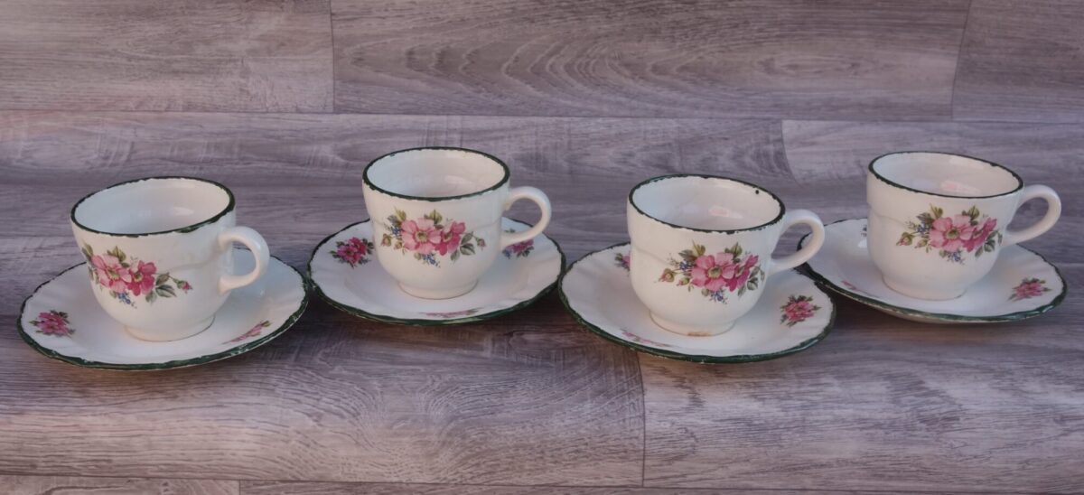 Set   kávový   s   kvetinovým   vzorom – Obrázok 2