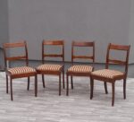 Set  stoličiek  v  štýle   biedermeier  -  (  4  ks  )