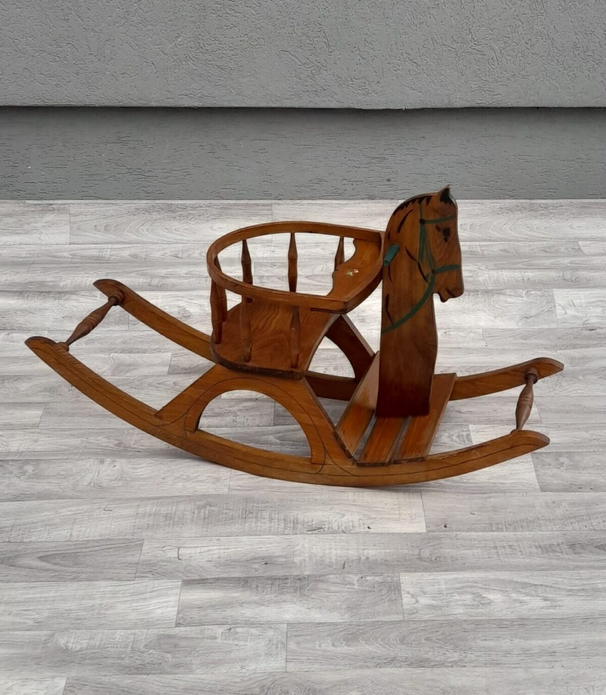 Koník   hojdací  -   drevený – Obrázok 4