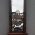 Zrkadlo  stojanové   vo    Wilhelminiánskom   štýle