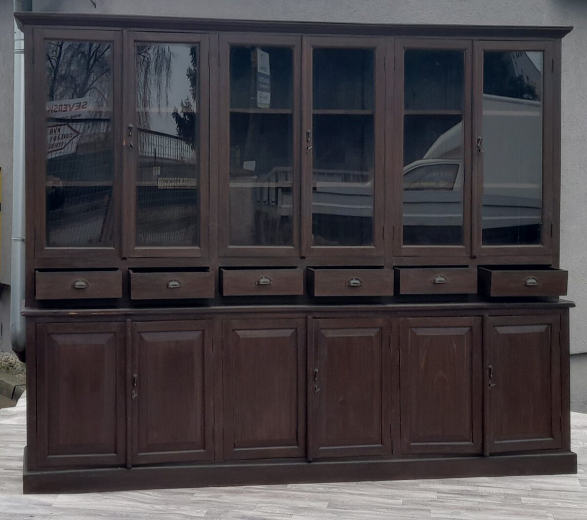 Knižnica     teaková    XXXXL – Obrázok 3