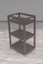 Regál  ,  polička  ,  vozík   -   drevený – Obrázok 4