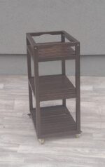 Regál  ,  polička  ,  vozík   -   drevený – Obrázok 5