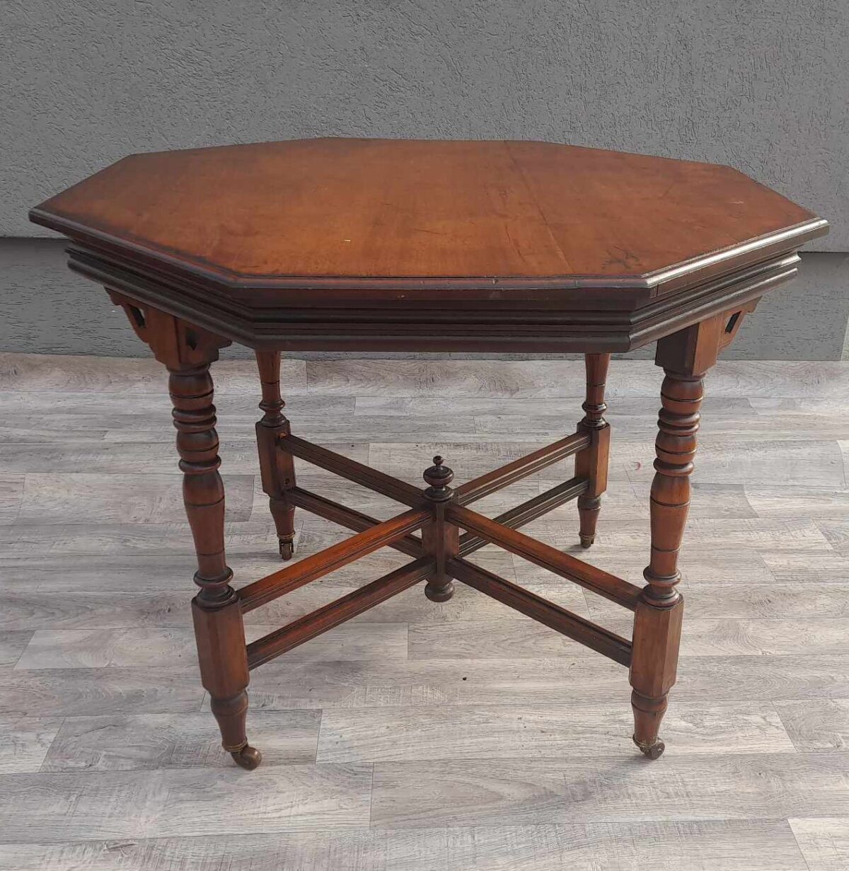 Stolík   Edwardský   vintage   príručný – Obrázok 6