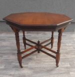 Stolík   Edwardský   vintage   príručný – Obrázok 6