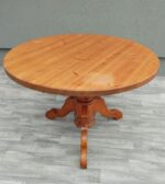 Stôl    okrúhly    smrekový – Obrázok 5