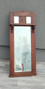 Zrkadlo   starožitné   v   drevenom   ráme – Obrázok 3