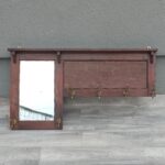 Vešiak    nástenný    so    zrkadlom