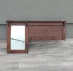 Vešiak    nástenný    so    zrkadlom – Obrázok 2