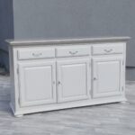 Komoda   bielo  -  siva