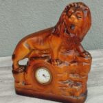 Hodiny   keramické   -  lev