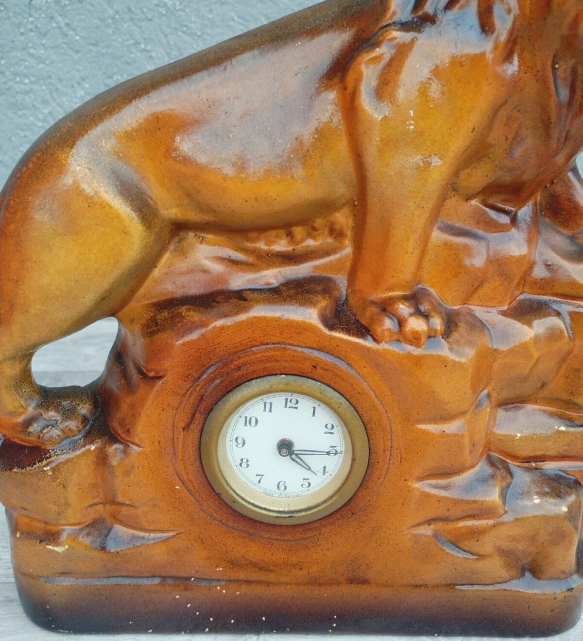 Hodiny   keramické   -  lev – Obrázok 3