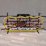 Reklama   svietiaca   neónová   Sandwiches