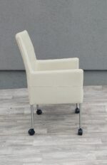 Set   bielych   kresiel   na   kolieskách  -  (  4  ks  ) – Obrázok 7
