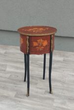 Komôdka  ,  nočný   stolík   " BAROKO "  s   intarziou – Obrázok 10