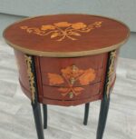 Komôdka  ,  nočný   stolík   " BAROKO "  s   intarziou – Obrázok 3