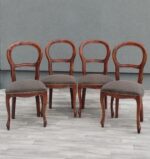 Set   stoličiek   Louis   Philippe  (  4  KS  )