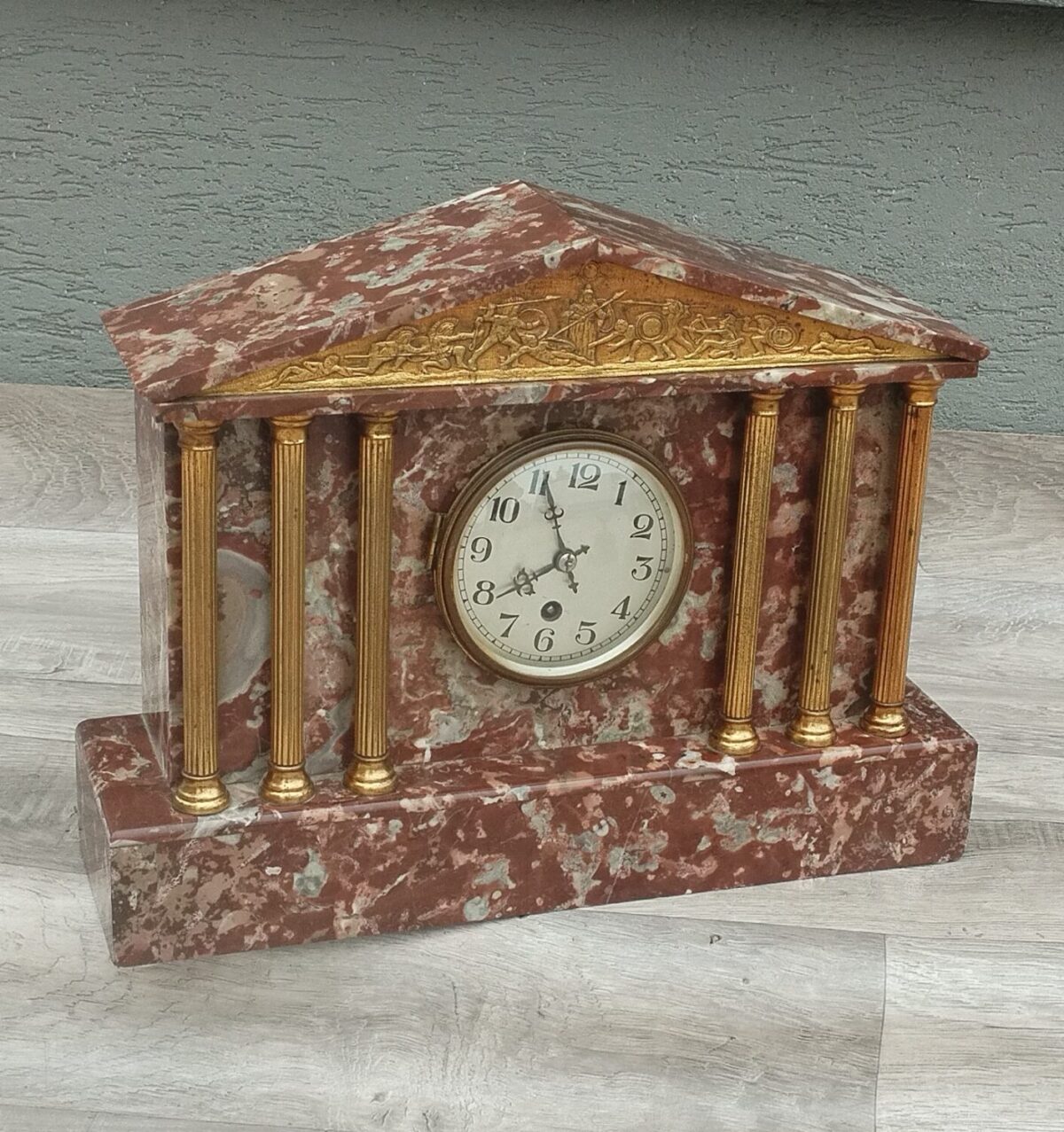 Hodiny   krbové    francúzske    pestrofarebné – Obrázok 4