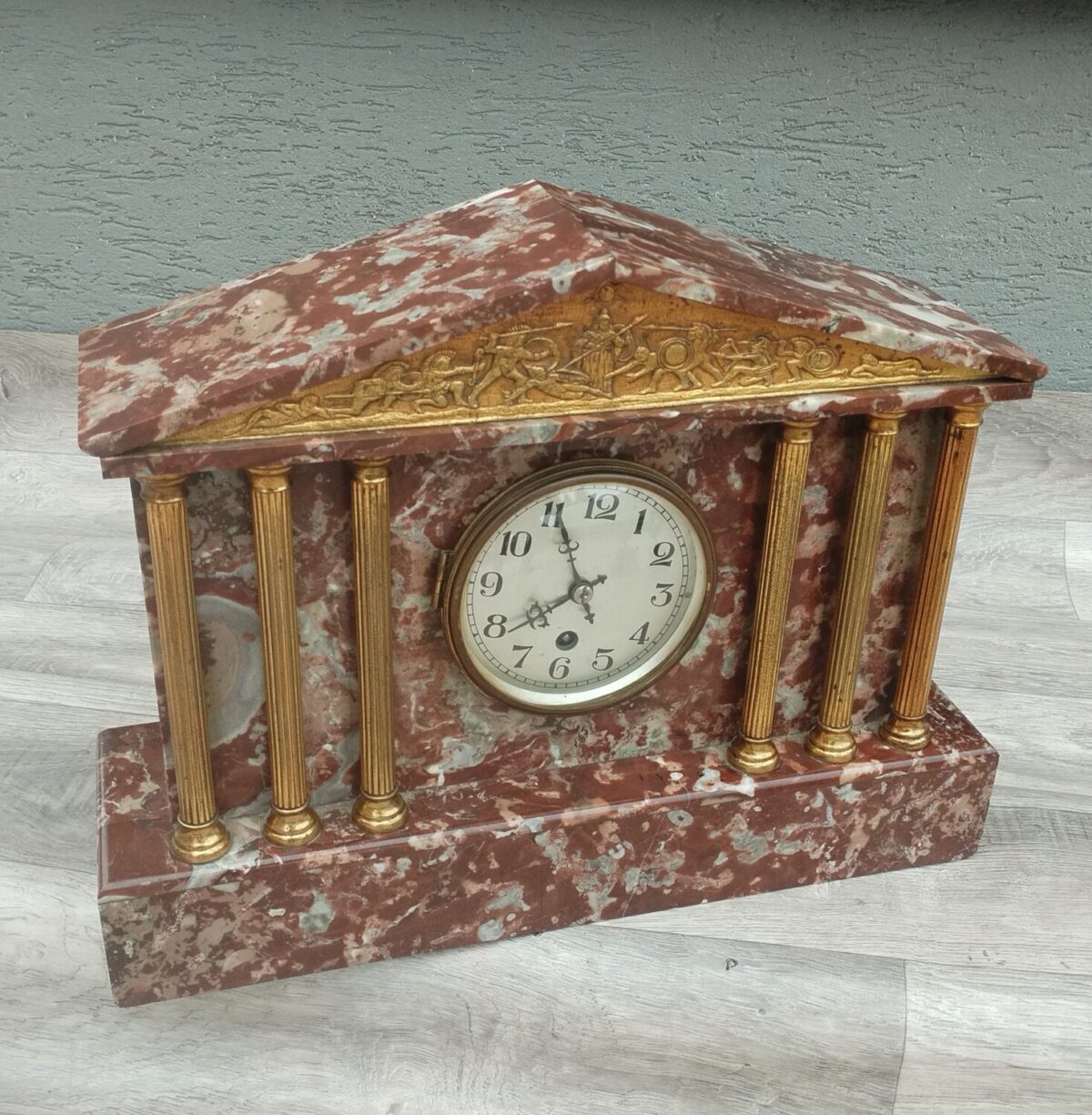 Hodiny   krbové    francúzske    pestrofarebné – Obrázok 5