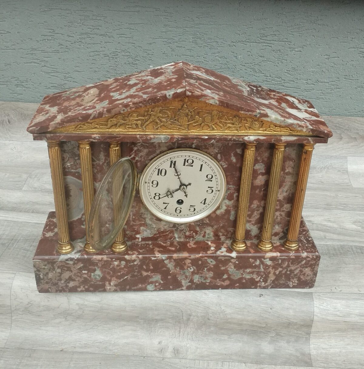 Hodiny   krbové    francúzske    pestrofarebné – Obrázok 7