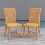 Set    ratanových   stoličiek