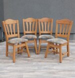 Set    stoličiek    z    dubového    dreva   (  4  ks  )