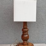 Lampa   stolová    rustikálna