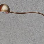 Lampa   mosadzná   stojanová
