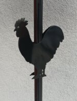 Lampa    čierna   s   dekoratívnym   kohútikom – Obrázok 5