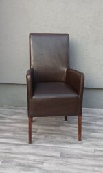 Kreslo    hnedé    čalúnené – Obrázok 2