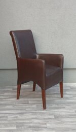 Kreslo    hnedé    čalúnené – Obrázok 3