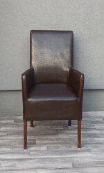 Kreslo    hnedé    čalúnené – Obrázok 5