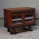 Skrinka    čajová    -    starožitná