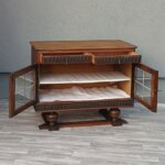 Skrinka    čajová    -    starožitná – Obrázok 6