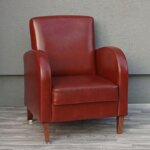 Kreslo   klubové   v   štýle   Art   Deco