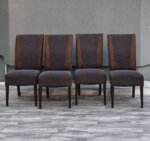 Set    stoličiek    v    dvojfarebnom    čalúnení  -  (  4  KS  )