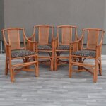 Set   stoličiek   vintage   (  4  ks  )