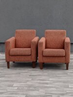 Set    kresiel    v    červenohnedom    prevedení – Obrázok 2