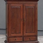 Skriňa   dubová   s   2   zásuvkami